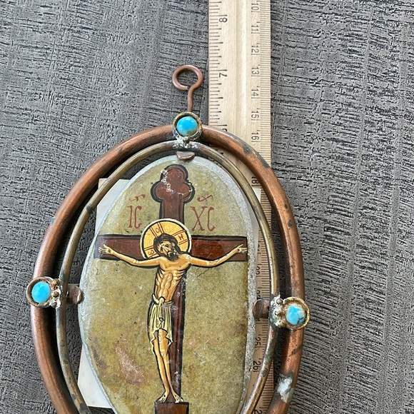 Original Handmade Religious Wall Plaque - Picture 5 of 6